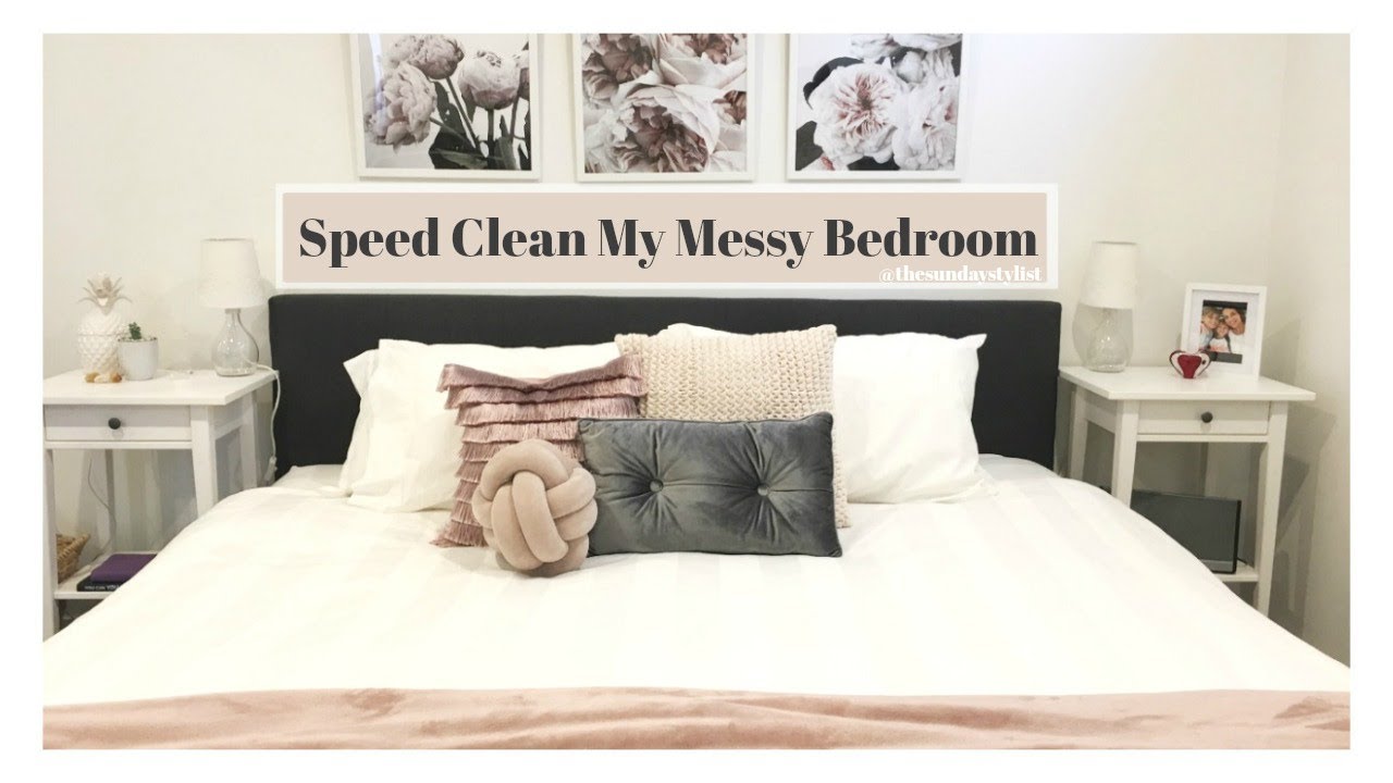 MESSY BEDROOM SPEED CLEAN WITH ME - MASTER BEDROOM || THE SUNDAY ...