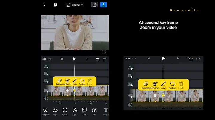 Crash Zoom in VN app | VN Tutorial