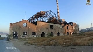 Εργοστάσιο λιπασμάτων Δραπετσώνα. Παρκουρ |Drapetsona fertilizer factory Parkour Greece drone video