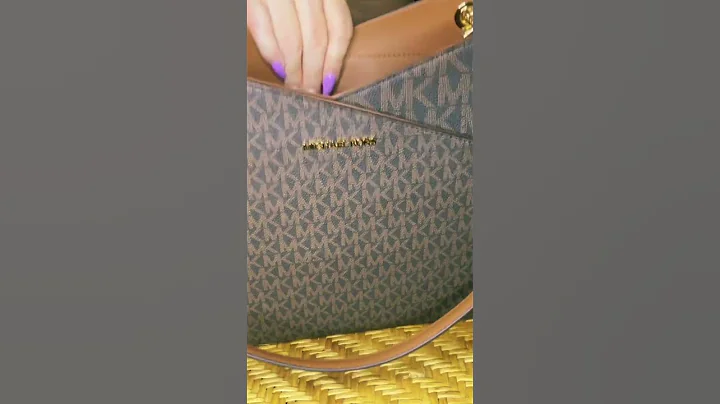 ASMR Michael Kors bag 💼 relaxing sounds! #asmr #asmrsounds #asmrshorts