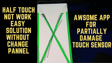Half Touch Sensor Not Working Easy Solution | Best Application For Partially Damaged Touch Screen