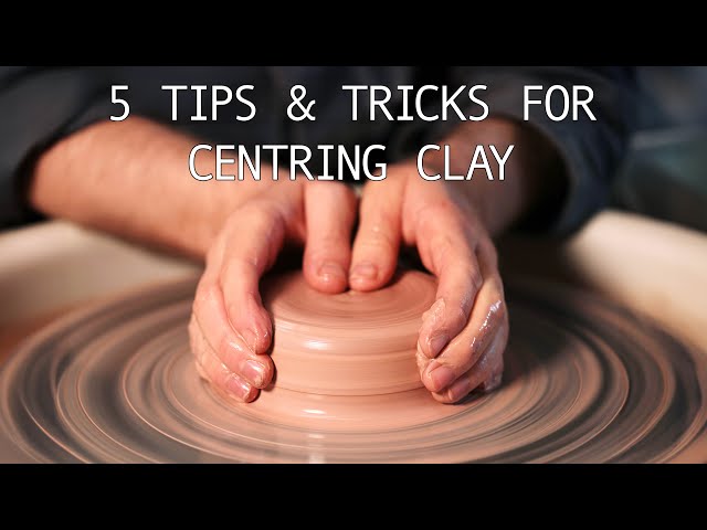 How to Centre Clay and Throw Pots on the Pottery Wheel 