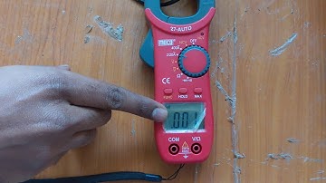 EEM Practical No. 6: Use Clamp on meter for measurement of AC/DC current, AC/DC voltage (Part 1)