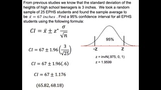 Video Lesson 5 3 Confidence Intervals