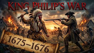 🔥The Bloodiest War You’ve Never Heard Of: King Philip’s War (1675–1676) – America’s First Civil War?