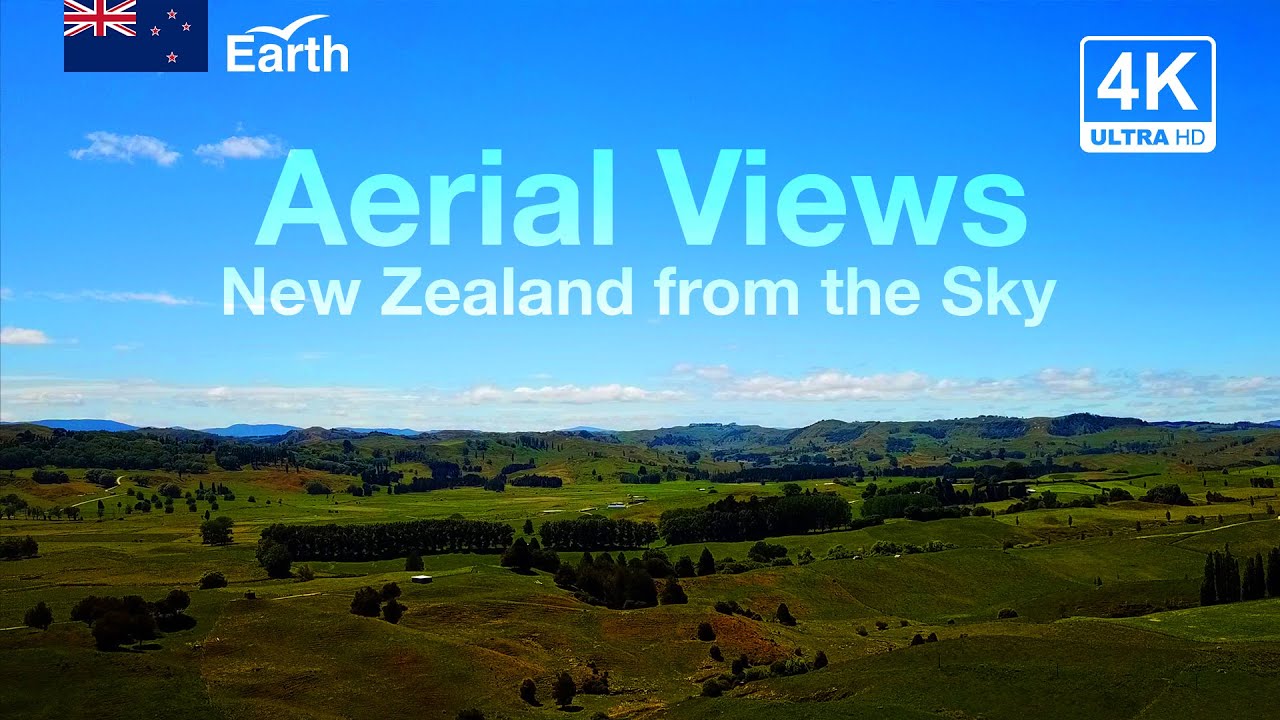 🇳🇿 New Zealand From Above | 1 Hour of Breathtaking Aerial Views in 4K ...