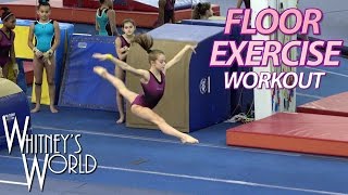 Gymnastics Floor Exercise Workout | Whitney Bjerken