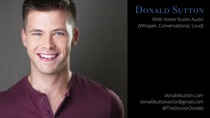 Donald Sutton - Raw Studio Sample