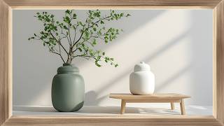 Arte para TV | Jarrones minimalistas 🏺✨ | Minimalist Vases Wall Art (Loop)