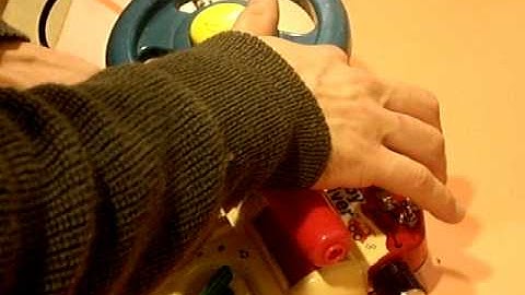 Circuit Bent Vtech V Tech Little Smart Baby Driver by Statikstramentz