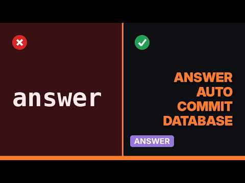 Databases: Autocommit disabled on mysql restart