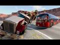 Dangerous Truck, Bus and Car Crashes #1 [BeaNG.Drive]