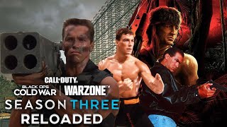 Black Ops Cold War Season 3 Reloaded 80s Action Heroes (Rambo, Lethal Weapon, Terminator, Commando)