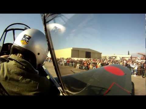A6M Zero cockpit video