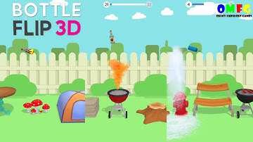 Bottle Flip 3D | Outdoor Game | Level 1 to 25 | Many New Colourful Bottles