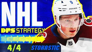 NHL DFS Strategy Tuesday 4\/4\/23 | Daily Fantasy Hockey Picks