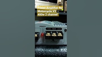Power Amplifier for Motorcycle | V3 Amplifier 400w 2 ch. Japan surplus amplifier #amplifier