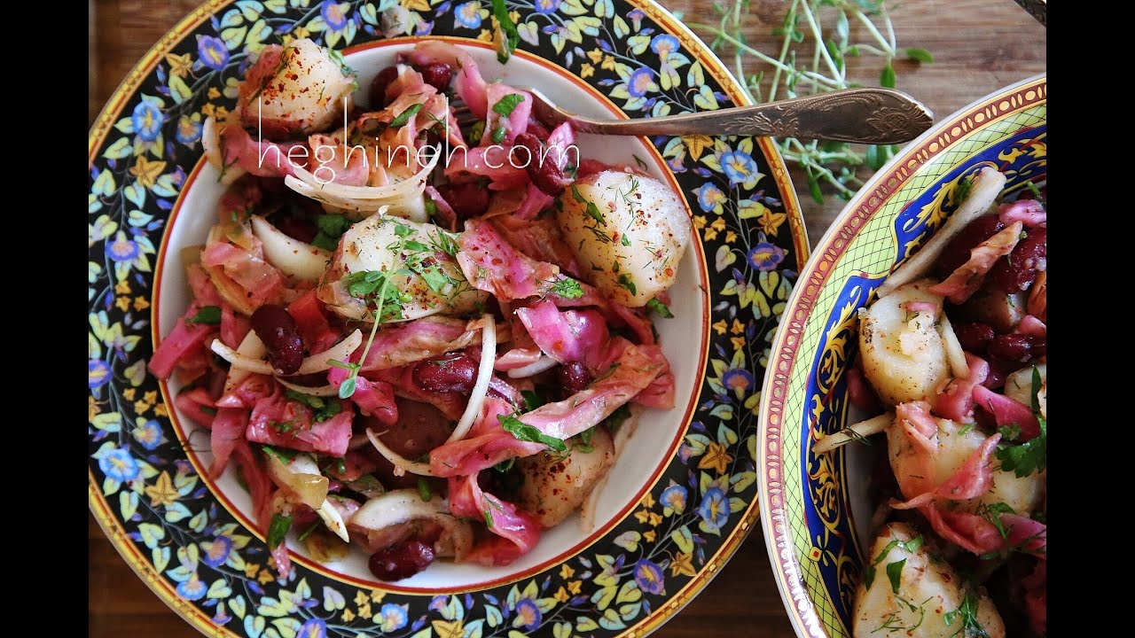 Pickled Cabbage Potato Salad Armenian Cuisine Heghineh Cooking Show