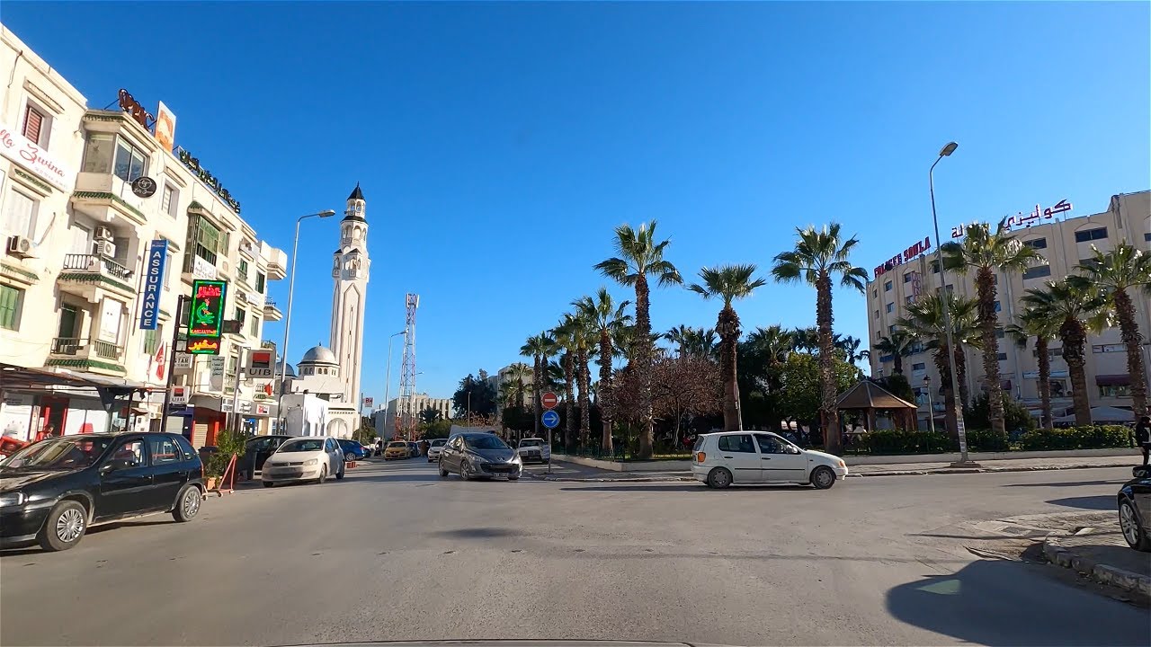 Menzah 9 To El Manar, Tunisia 4k  🇹🇳المنزه 9 , المنار