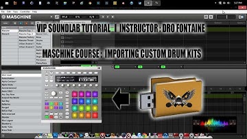 New !! N.I. Maschine Tutorial | How to Import Custom Drum Kits Into NI Maschine User Paths