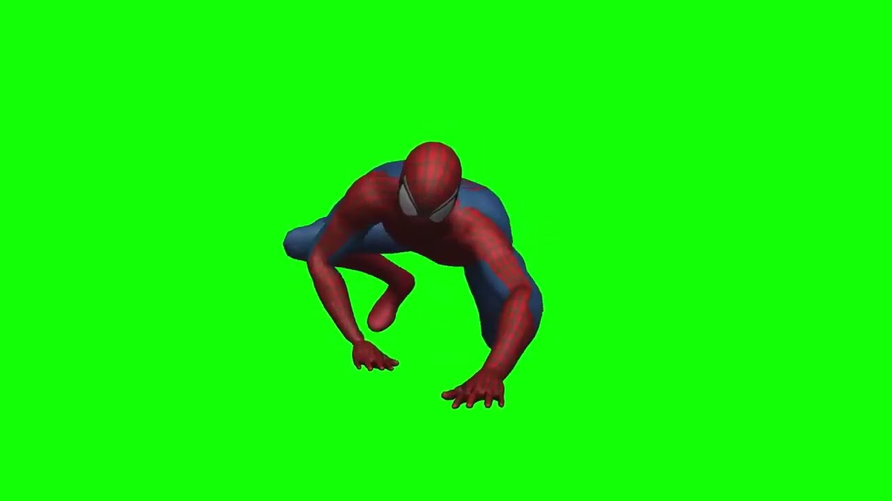 SPIDER-MAN GREEN SCREEN BACKGROUND KINEMASTER CHROME KI