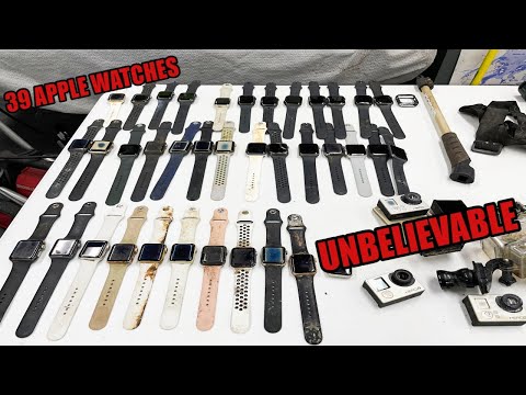 I Found The Apple Watch Graveyard While Scuba Diving... 39 APPLE WATCHES FOUND! WORTH THOUSANDS $$