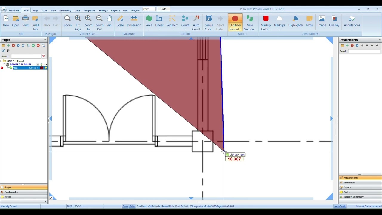 PLANSWIFT BASICS   SCALE, AREA, LINEAR TOOL