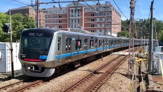 小田急 5000形 5054F 快速急行 新宿行き 玉川学園前駅 通過