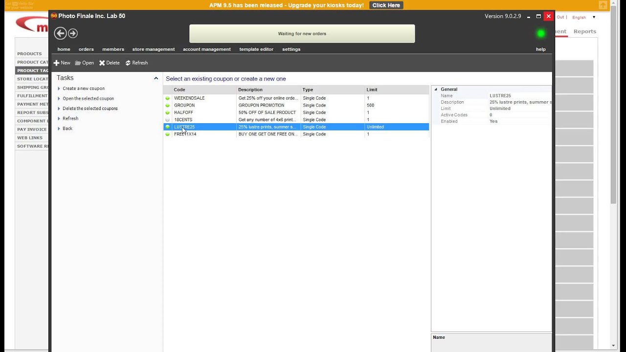 Lab 50 & myLab coupon promo using product tags