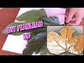 Diy regardez ce que jai faite feuille tableau 3d ide peinture dcoration   