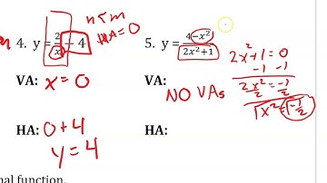 Unit 7 Day 7: Rational Functions not in graphing form