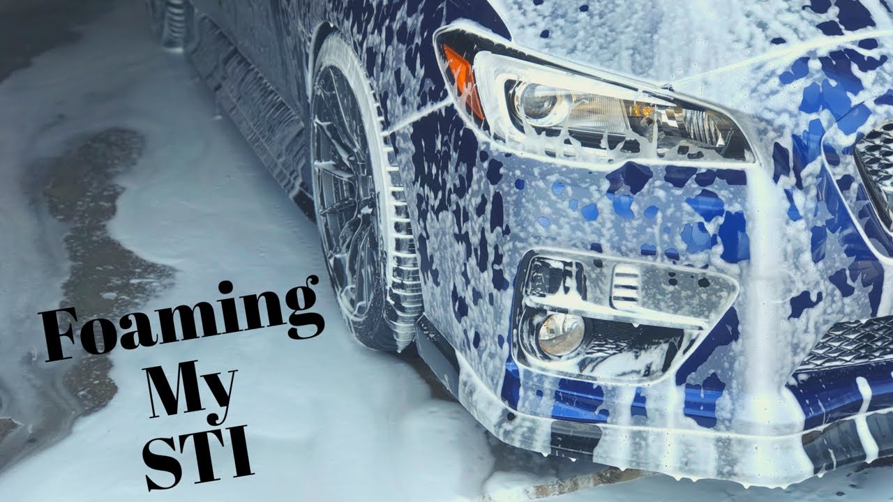 Washing my Subaru STI STEP BY STEP YouTube
