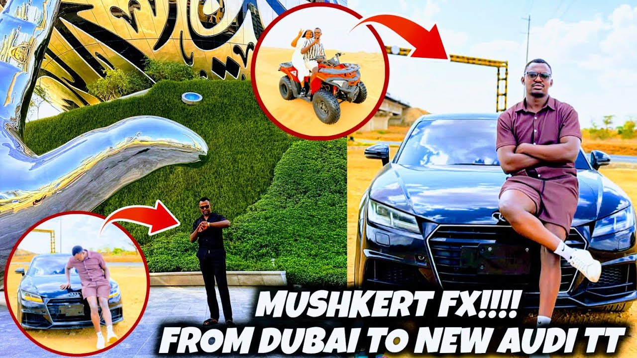 INSIDE MUSHKERT FX NEW AUDI TT RIDE FROM THIKA ROAD TO HIS OFFICE. 