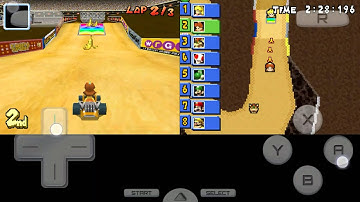 Mario Kart DS in HD on Android Video #2