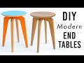 Making a simple end tableside table diy woodworking plans