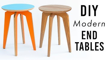 Making a Simple End Table/Side Table (diy woodworking plans)