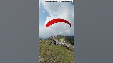 paragliding in bir billing take off