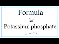 Ionic Compounds and Phosphate Ions