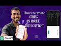 How to Create a Mobile Game with ChatGPT – Full Step-by-Step Guide #smtech #games #htmltutorial