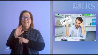 ASL: Owe Taxes but Can’t Pay?  (CC & Audio)