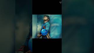blue face emoji edit of ms dhoni