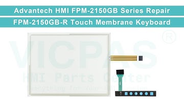 FPM-2150GB-R Advantech Flat Panel Monitor Membrane Keypad MMI Touch Screen Panel Replacement