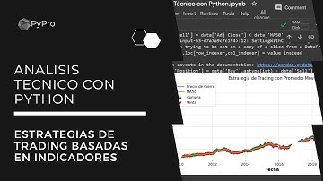 Análisis Técnico con Python - Curso Complet - Estrategias de trading basadas en indicadores técnicos