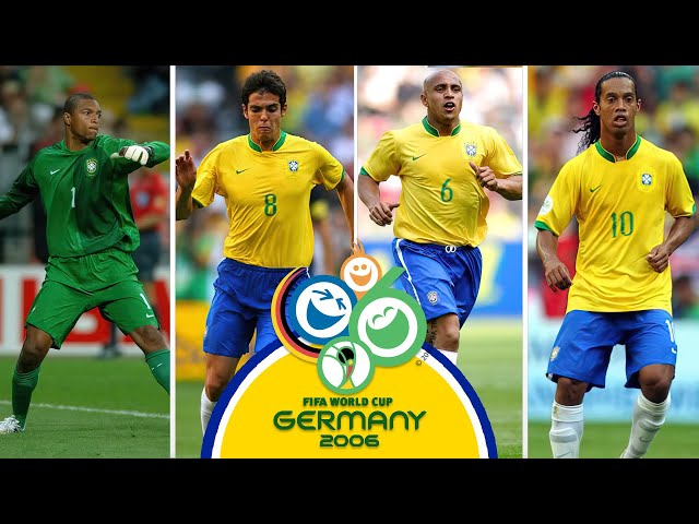 Brazil National Team Squad Then And Now - World Cup 2006 - Youtube