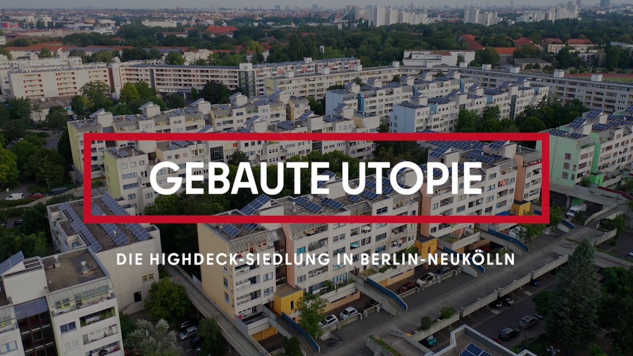 Die Highdeck-Siedlung in Berlin-Neukölln