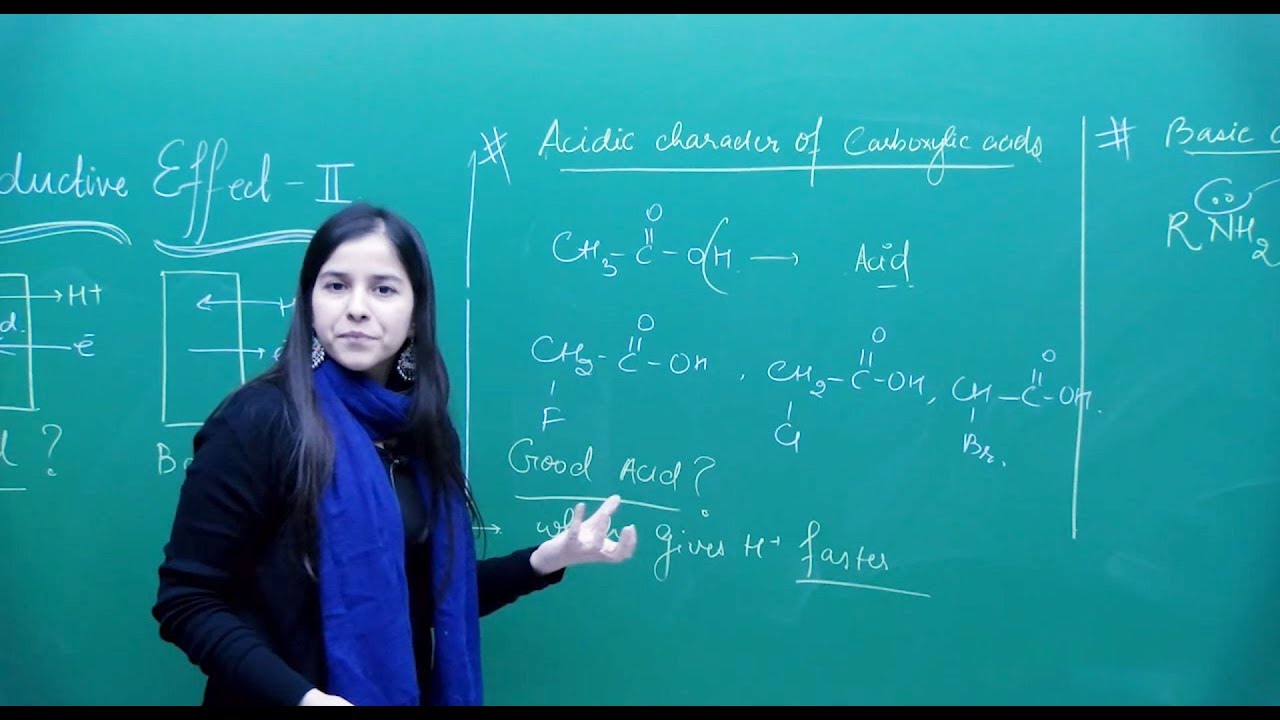 NEET Chemistry Inductive Effect Theory & Problem Solving In Hindi
