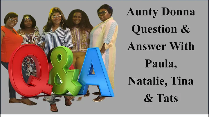 Aunty Donna Question & Answer with Paula, Natalie,...