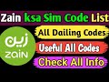 Zain Ksa All Codes Zain Ksa Sim Useful Codes List