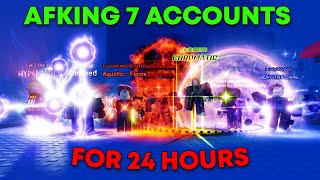 What I Got AFKING 7 Accounts In Sol's RNG ERA 6! WE GOT REALLY LUCKY! pt.3