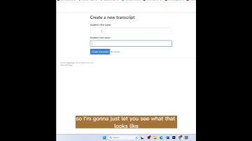 How to use Transcript maker